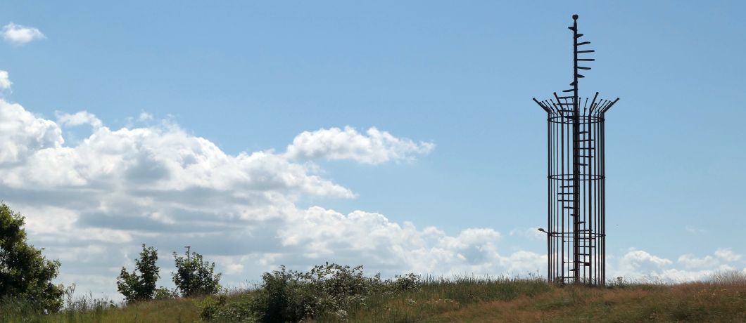 De vuurtoren lijkt vooral op een trap in De Nollen bij Den Helder.